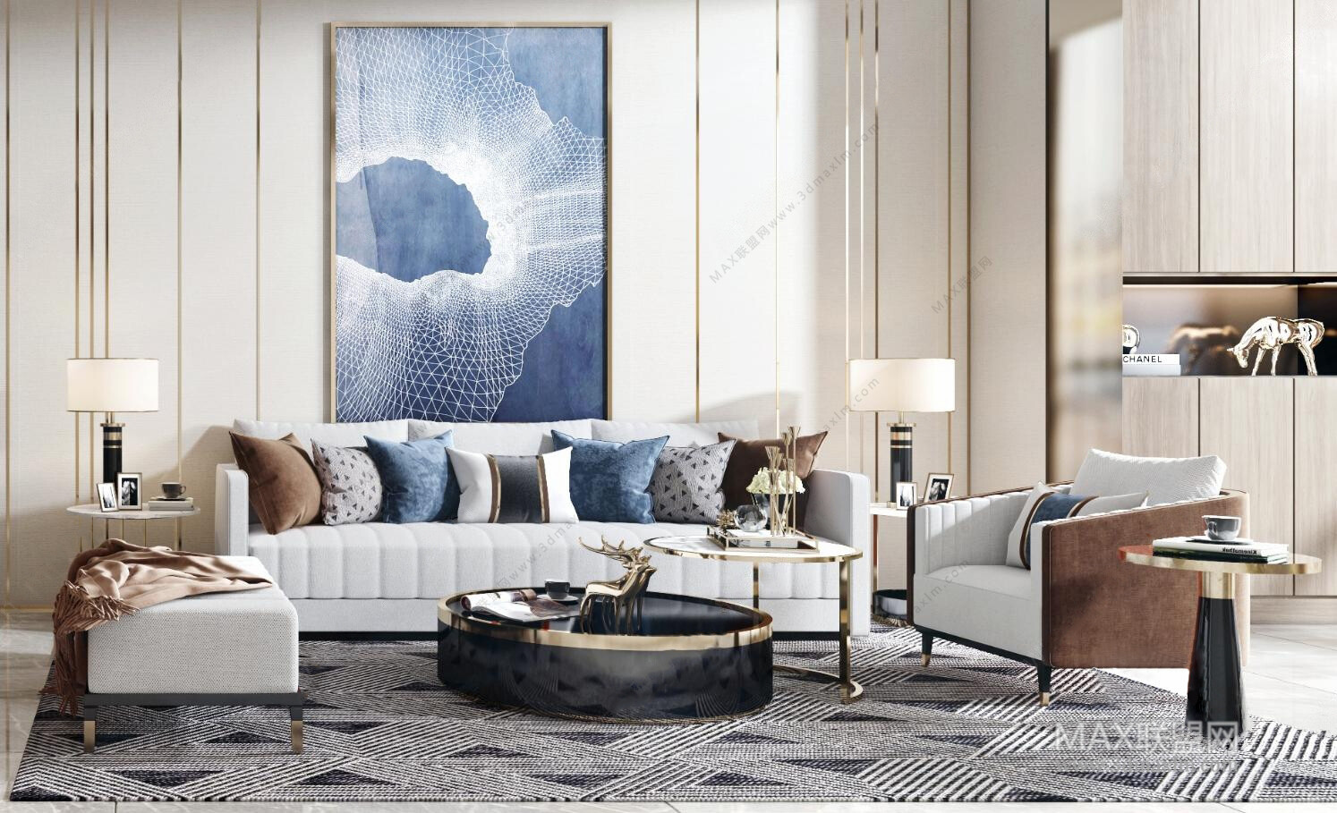 45 LIVING ROOM 3D MODELS VOL.20. Vray