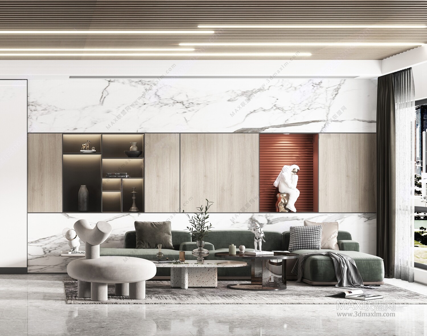 45 LIVING ROOM 3D MODELS VOL.20. Vray