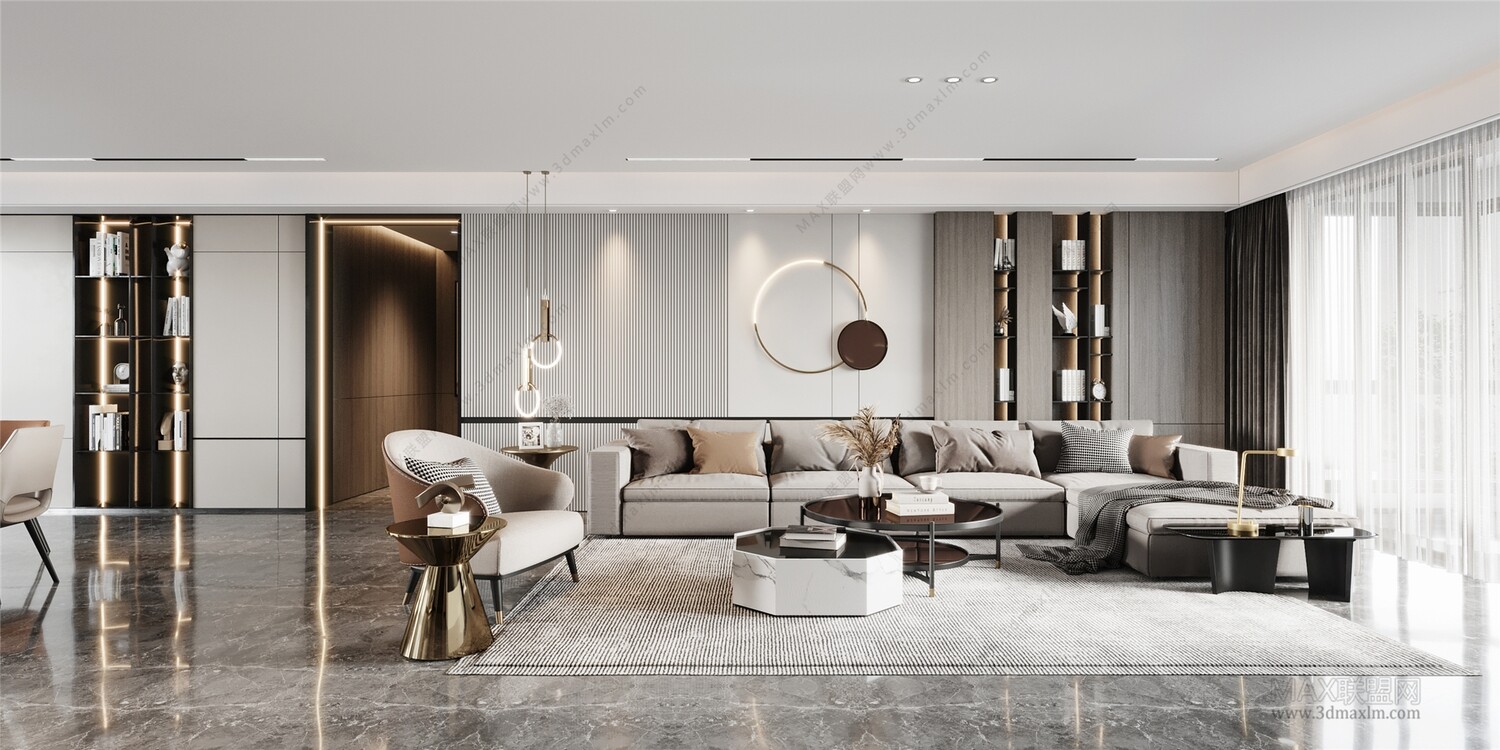 45 LIVING ROOM 3D MODELS VOL.20. Vray