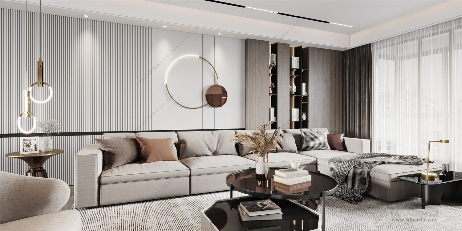 45 LIVING ROOM 3D MODELS VOL.20. Vray