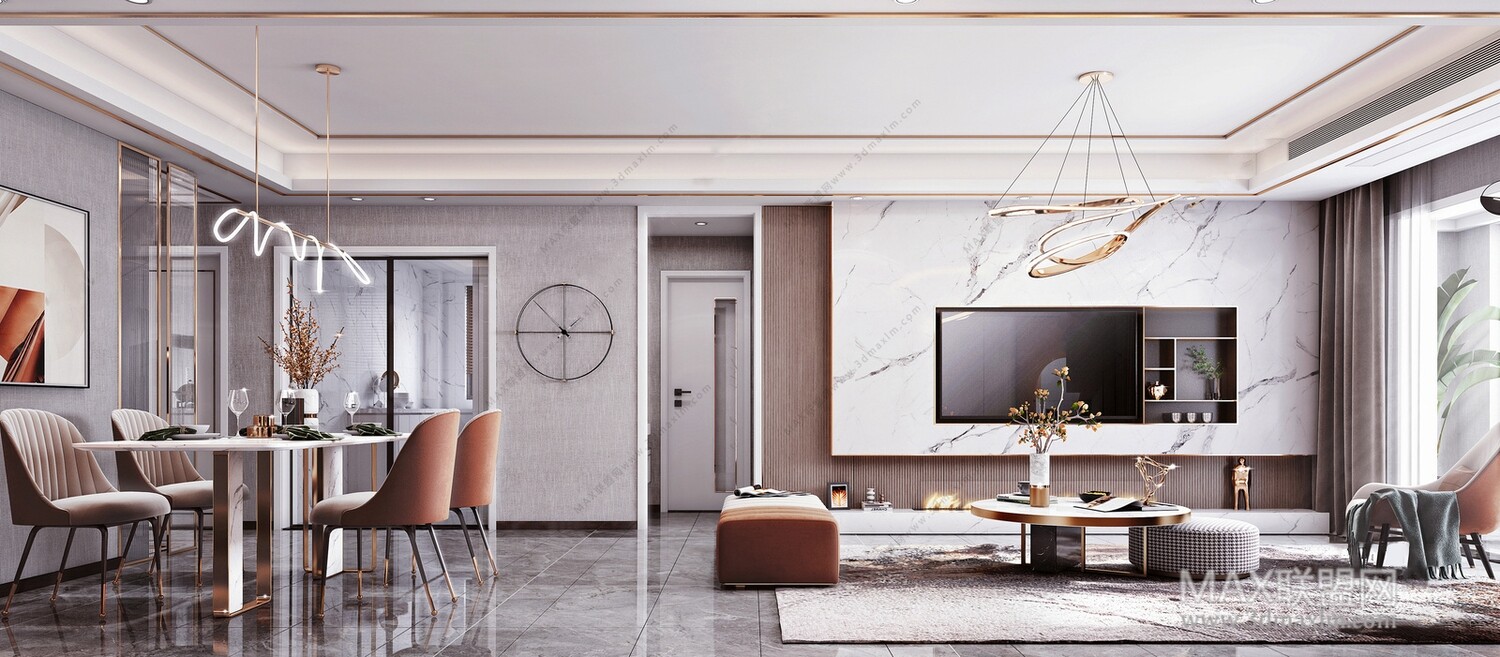 45 LIVING ROOM 3D MODELS VOL.20. Vray