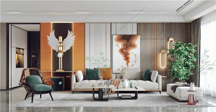 45 LIVING ROOM 3D MODELS VOL.20. Vray