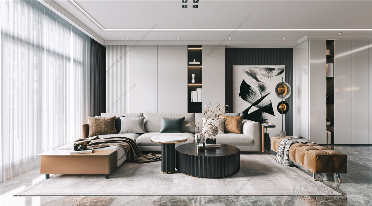 45 LIVING ROOM 3D MODELS VOL.20. Vray