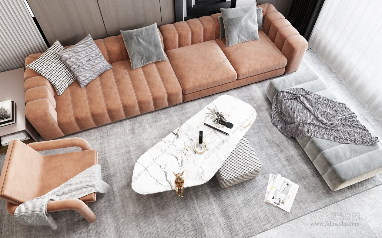 45 LIVING ROOM 3D MODELS VOL.20. Vray