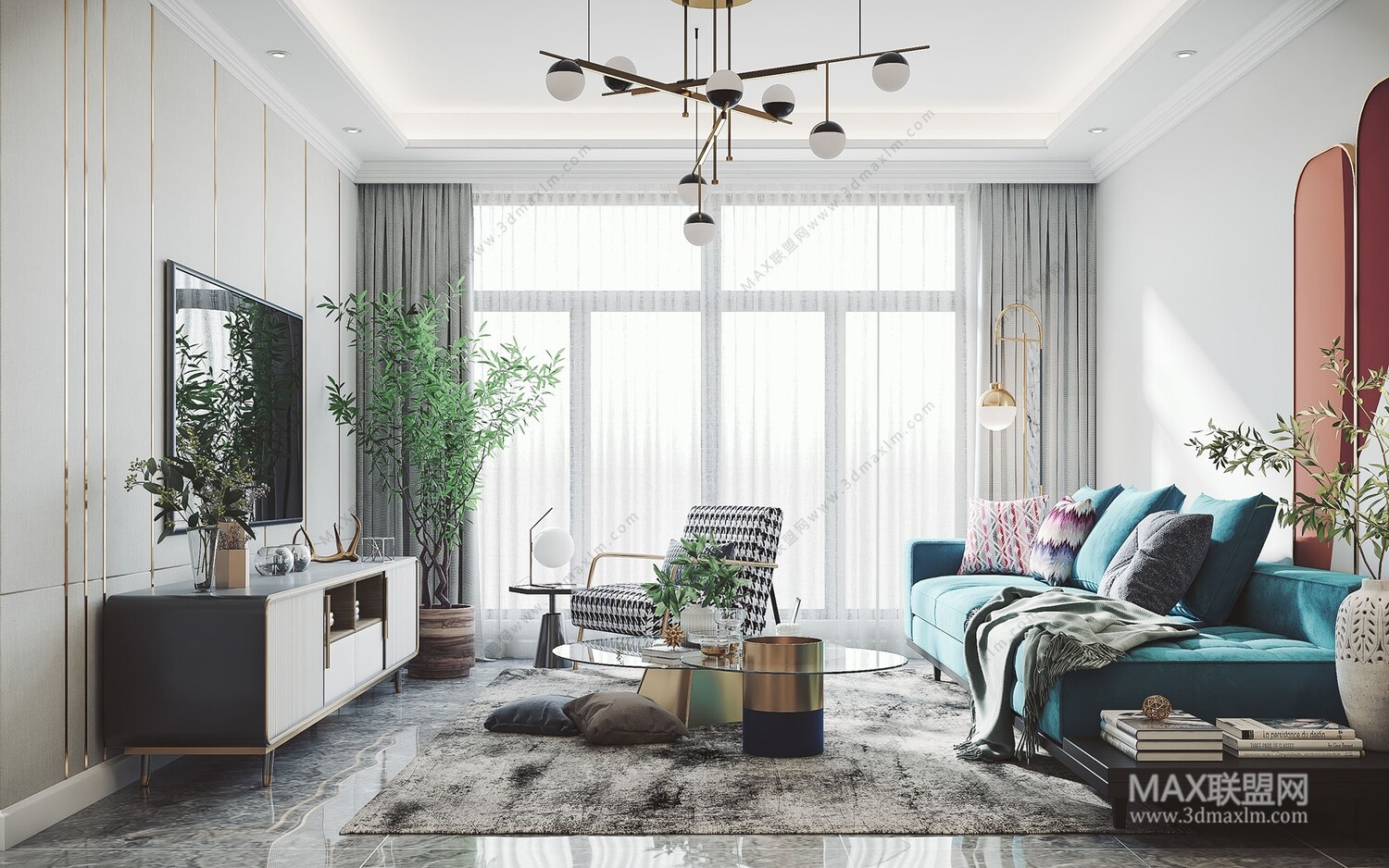 45 LIVING ROOM 3D MODELS VOL.20. Vray