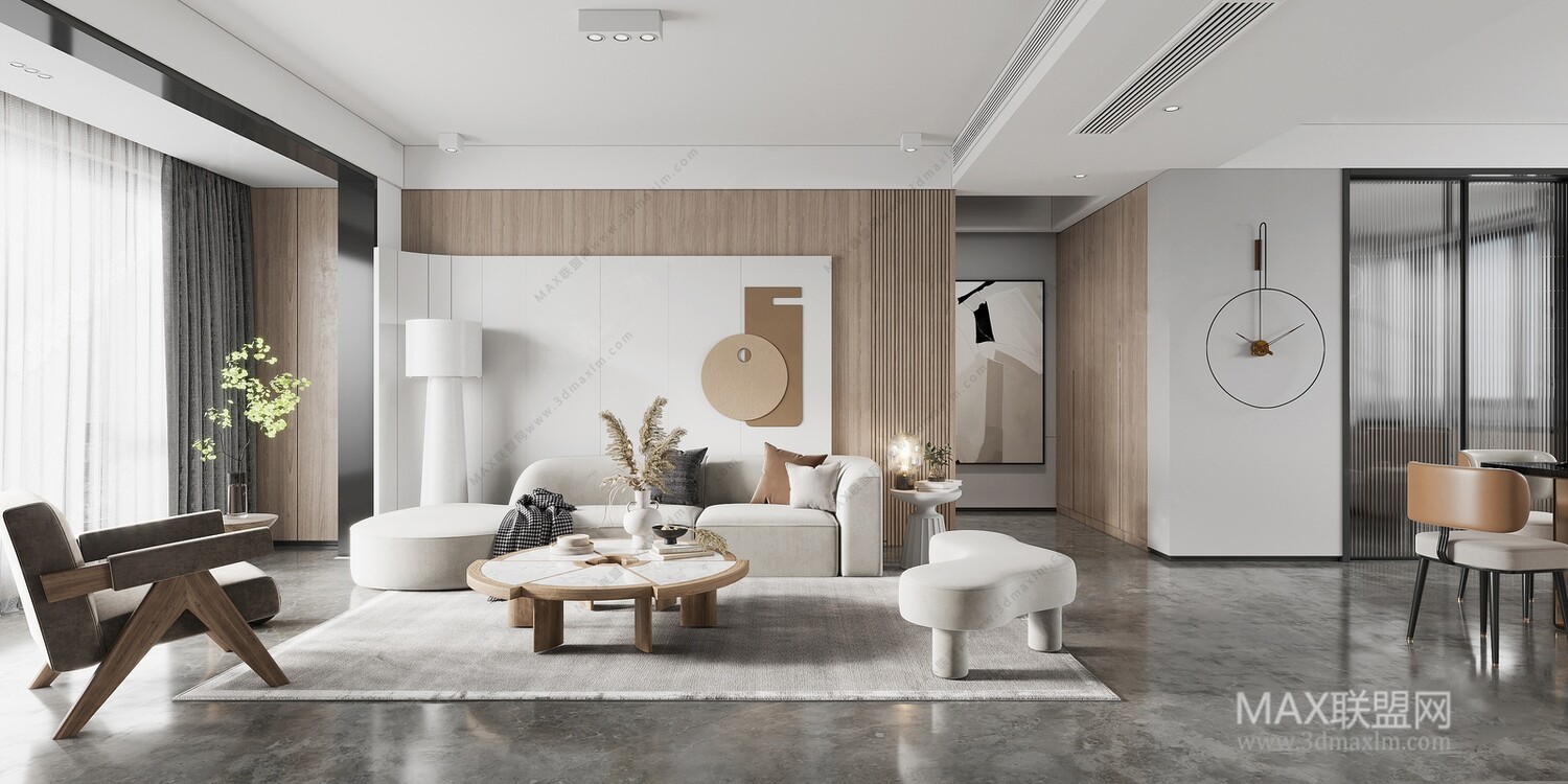 45 LIVING ROOM 3D MODELS VOL.20. Vray