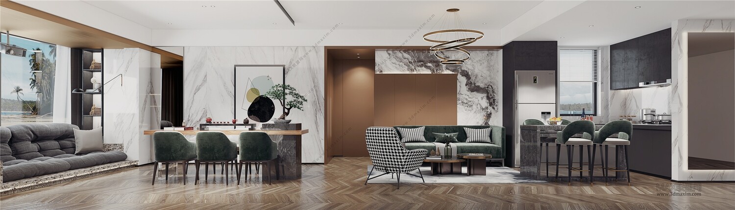 45 LIVING ROOM 3D MODELS VOL.20. Vray