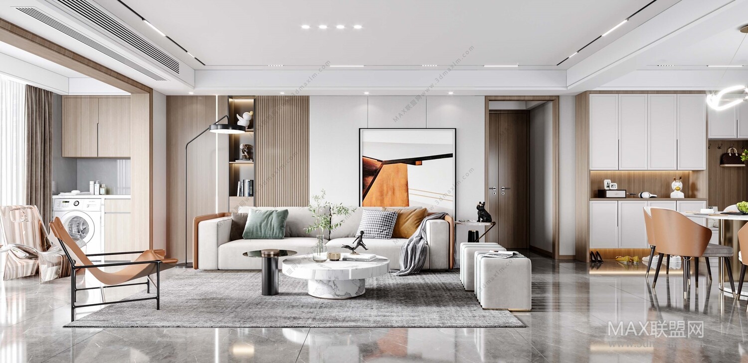 45 LIVING ROOM 3D MODELS VOL.20. Vray