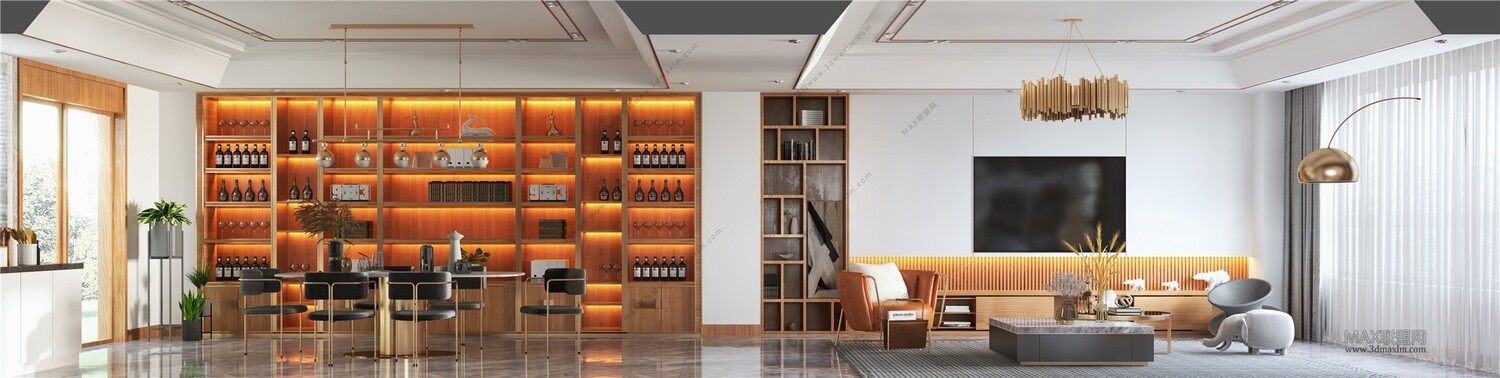 45 LIVING ROOM 3D MODELS VOL.20. Vray