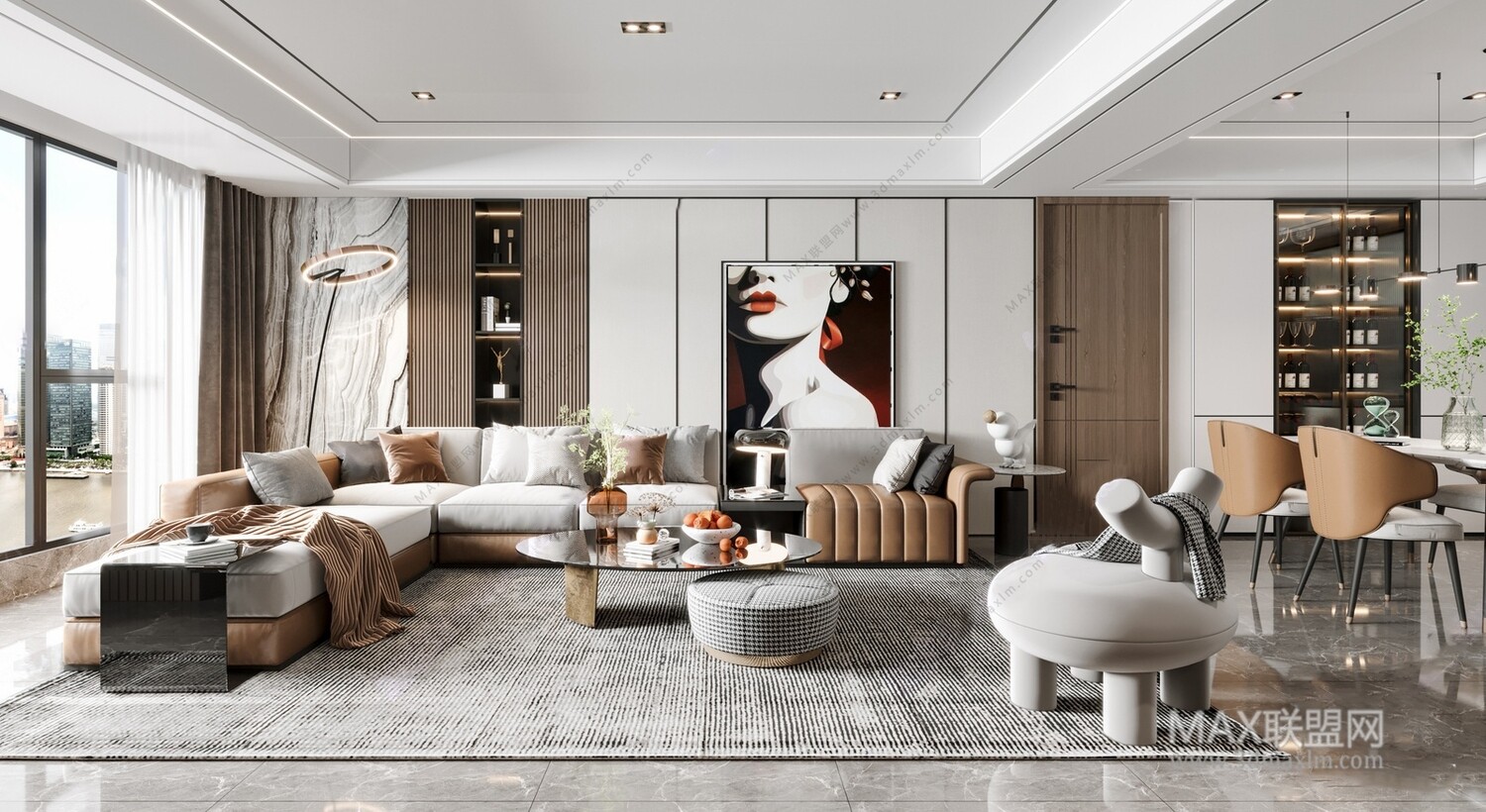 45 LIVING ROOM 3D MODELS VOL.20. Vray