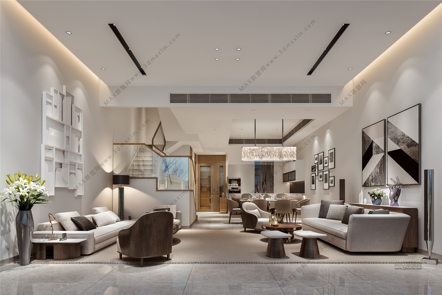 45 LIVING ROOM 3D MODELS VOL.20. Vray