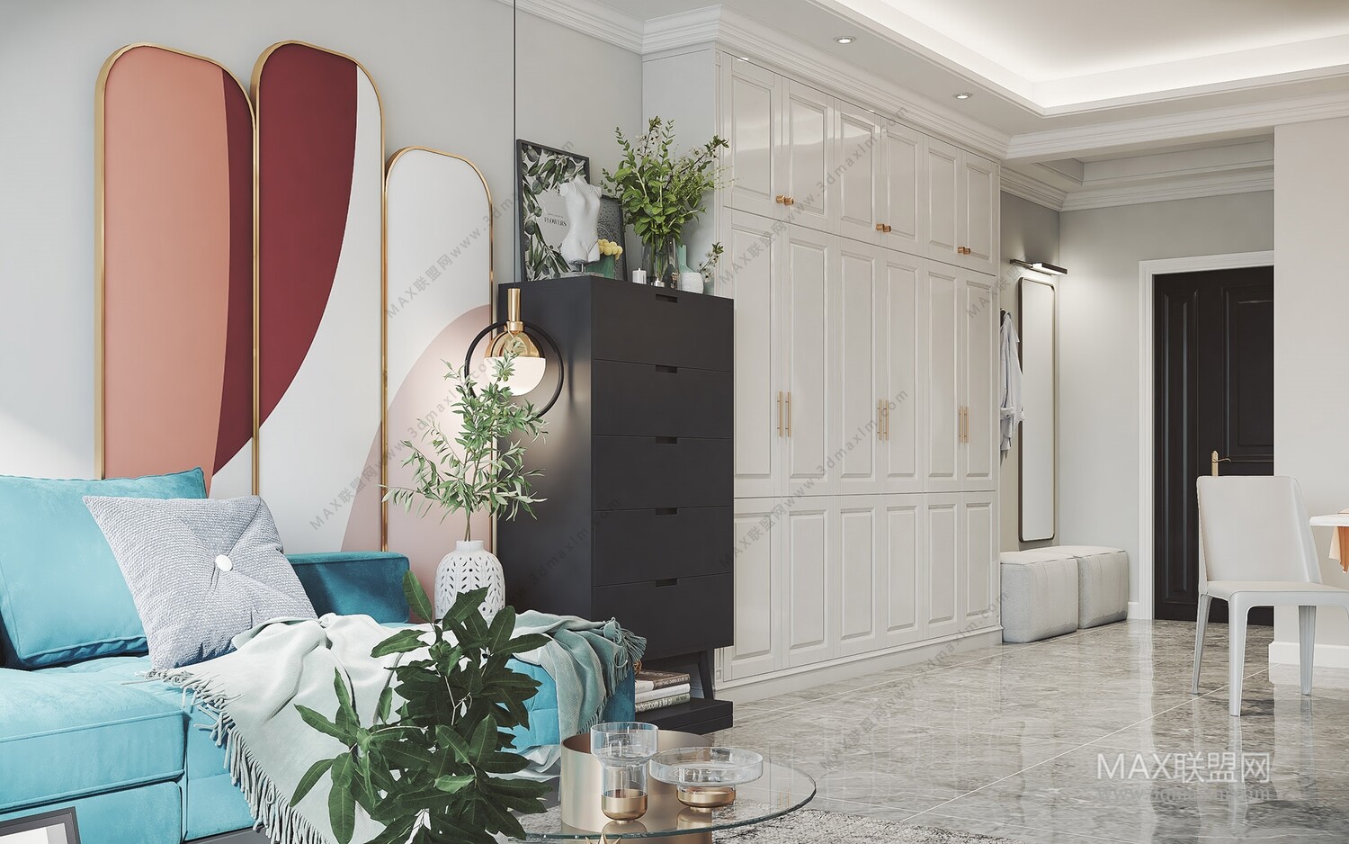 45 LIVING ROOM 3D MODELS VOL.20. Vray