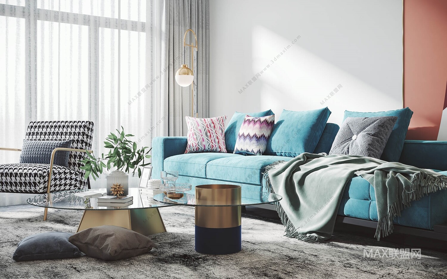 45 LIVING ROOM 3D MODELS VOL.20. Vray
