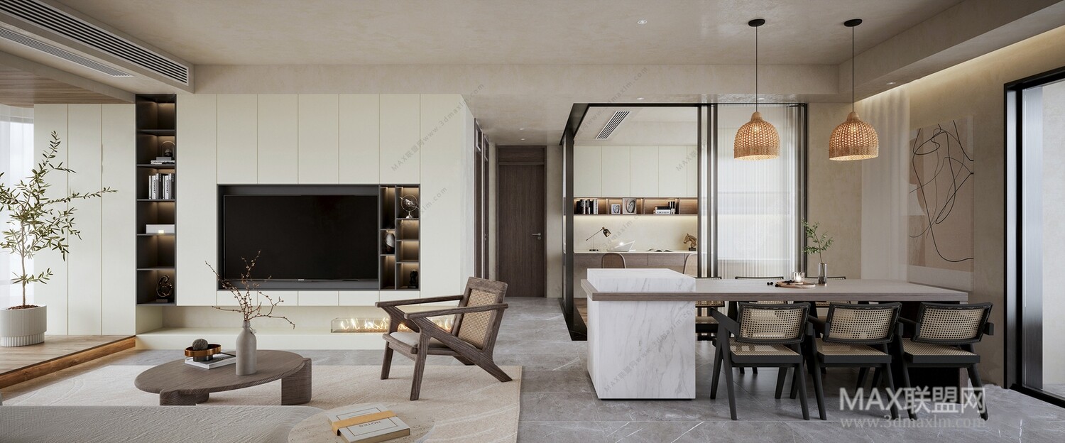45 LIVING ROOM 3D MODELS VOL.20. Vray