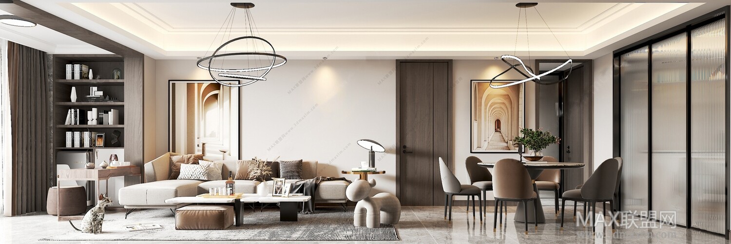 45 LIVING ROOM 3D MODELS VOL.20. Vray