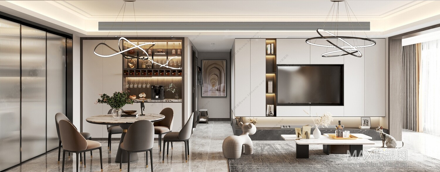 45 LIVING ROOM 3D MODELS VOL.20. Vray