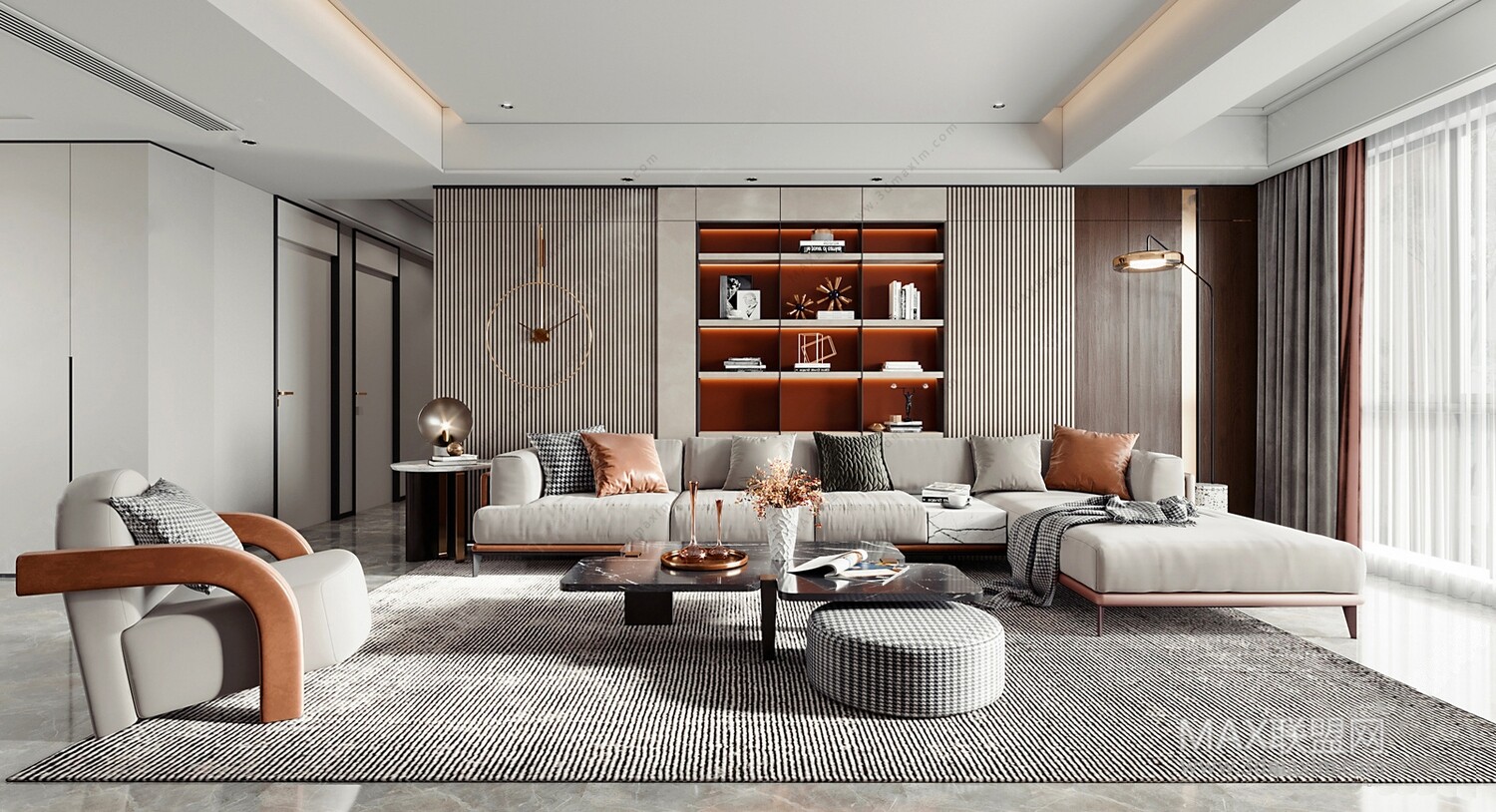 45 LIVING ROOM 3D MODELS VOL.20. Vray
