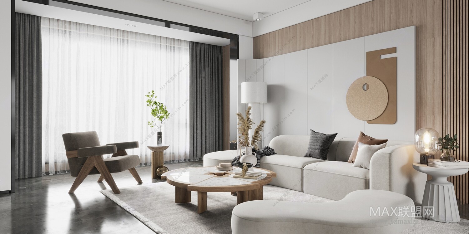 45 LIVING ROOM 3D MODELS VOL.20. Vray