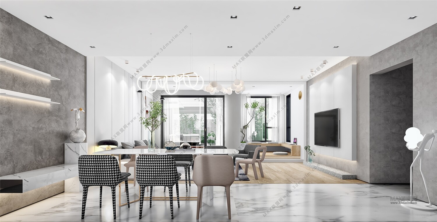45 LIVING ROOM 3D MODELS VOL.20. Vray