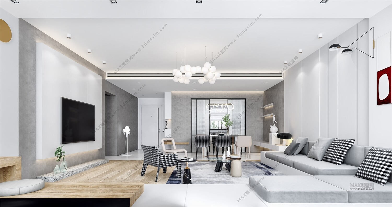 45 LIVING ROOM 3D MODELS VOL.20. Vray