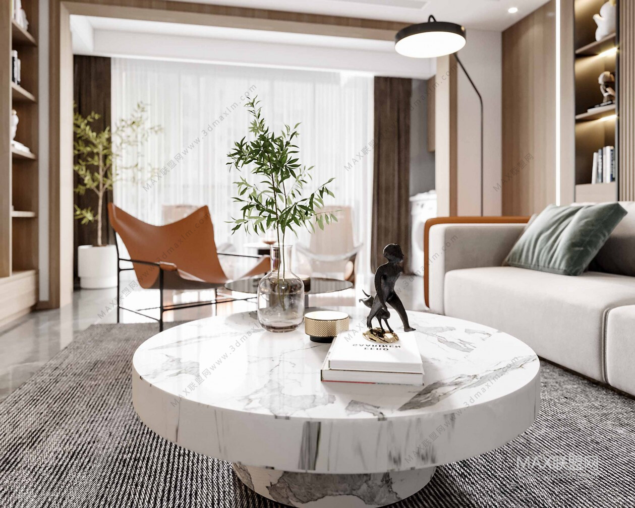 45 LIVING ROOM 3D MODELS VOL.20. Vray