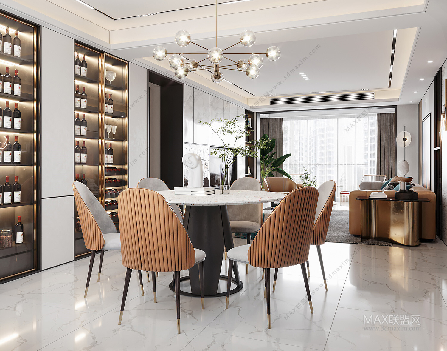 45 LIVING ROOM 3D MODELS VOL.20. Vray