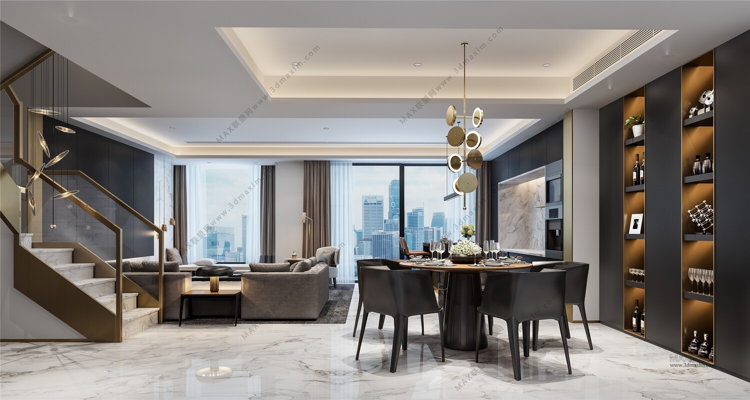 45 LIVING ROOM 3D MODELS VOL.20. Vray
