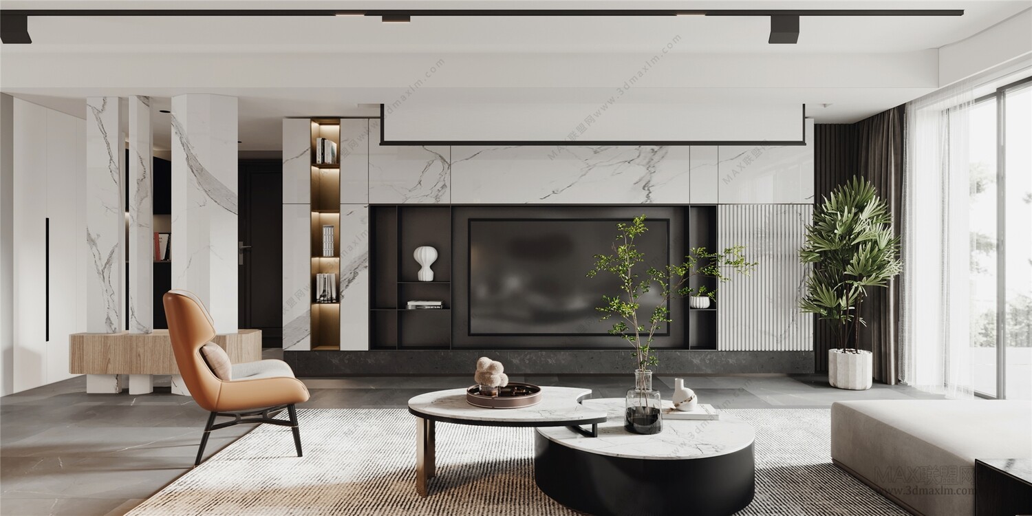 45 LIVING ROOM 3D MODELS VOL.20. Vray
