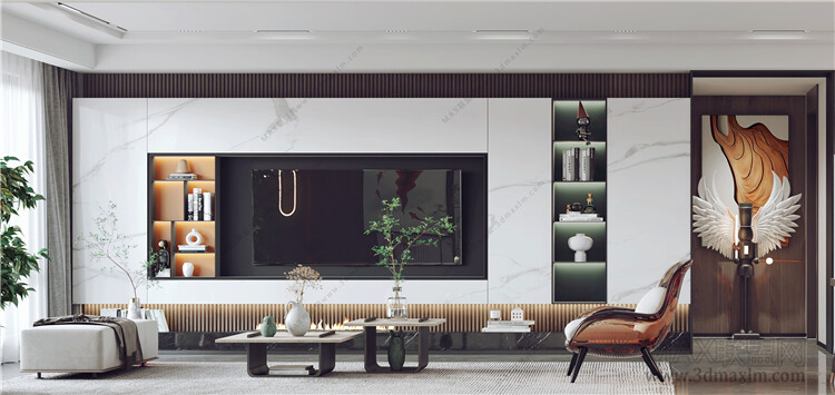 45 LIVING ROOM 3D MODELS VOL.20. Vray