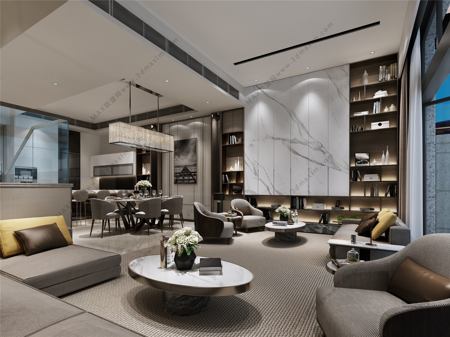 45 LIVING ROOM 3D MODELS VOL.20. Vray