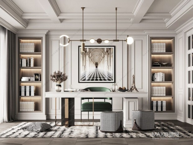12 HOME OFFICE 3D MODELS VOL.05