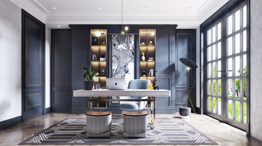 12 HOME OFFICE 3D MODELS VOL.05