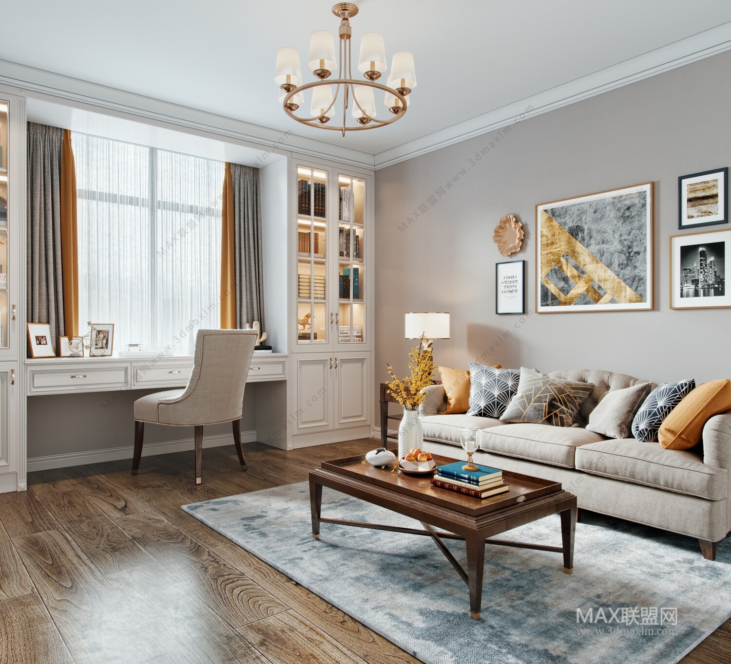 12 HOME OFFICE 3D MODELS VOL.05