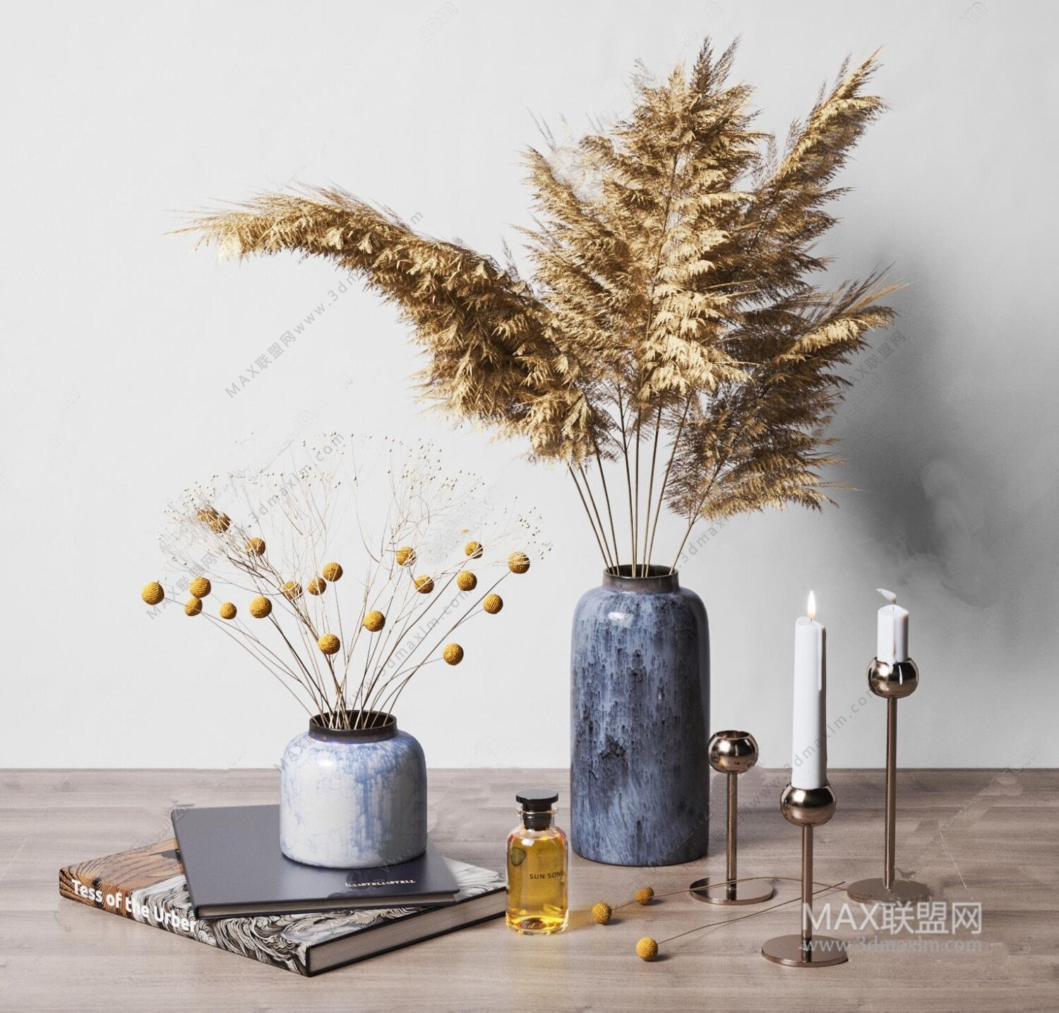 24 Decorative Sets 3d Models pro Vol.09. Vray