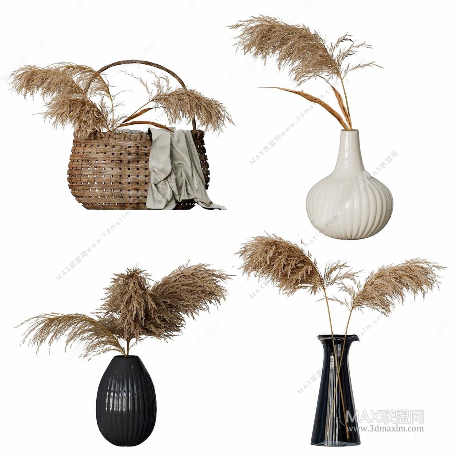 24 Decorative Sets 3d Models pro Vol.09. Vray
