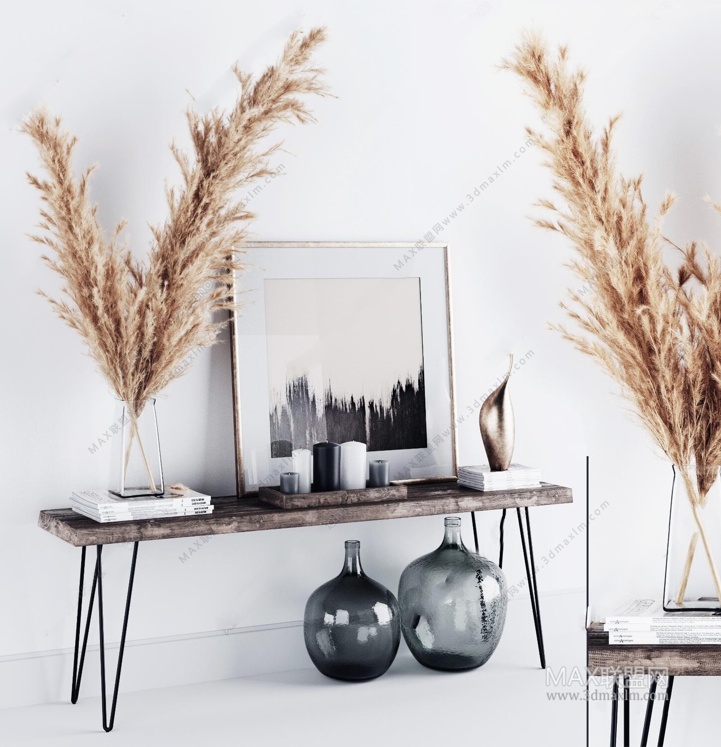 24 Decorative Sets 3d Models pro Vol.09. Vray