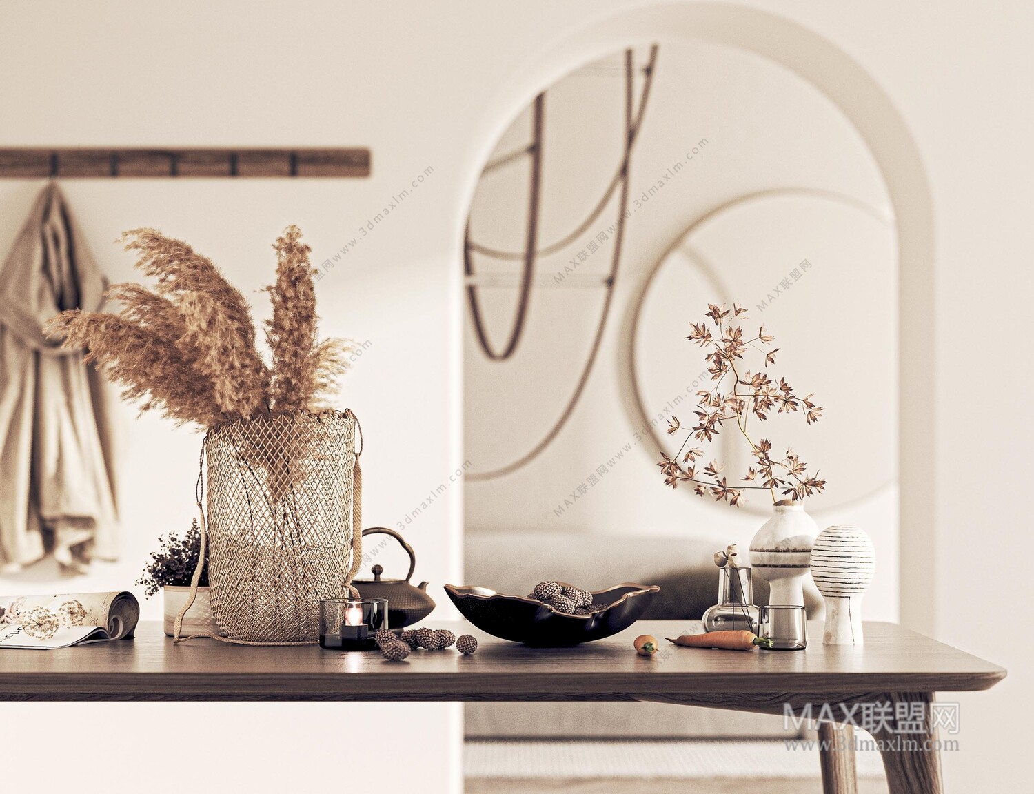 24 Decorative Sets 3d Models pro Vol.09. Vray
