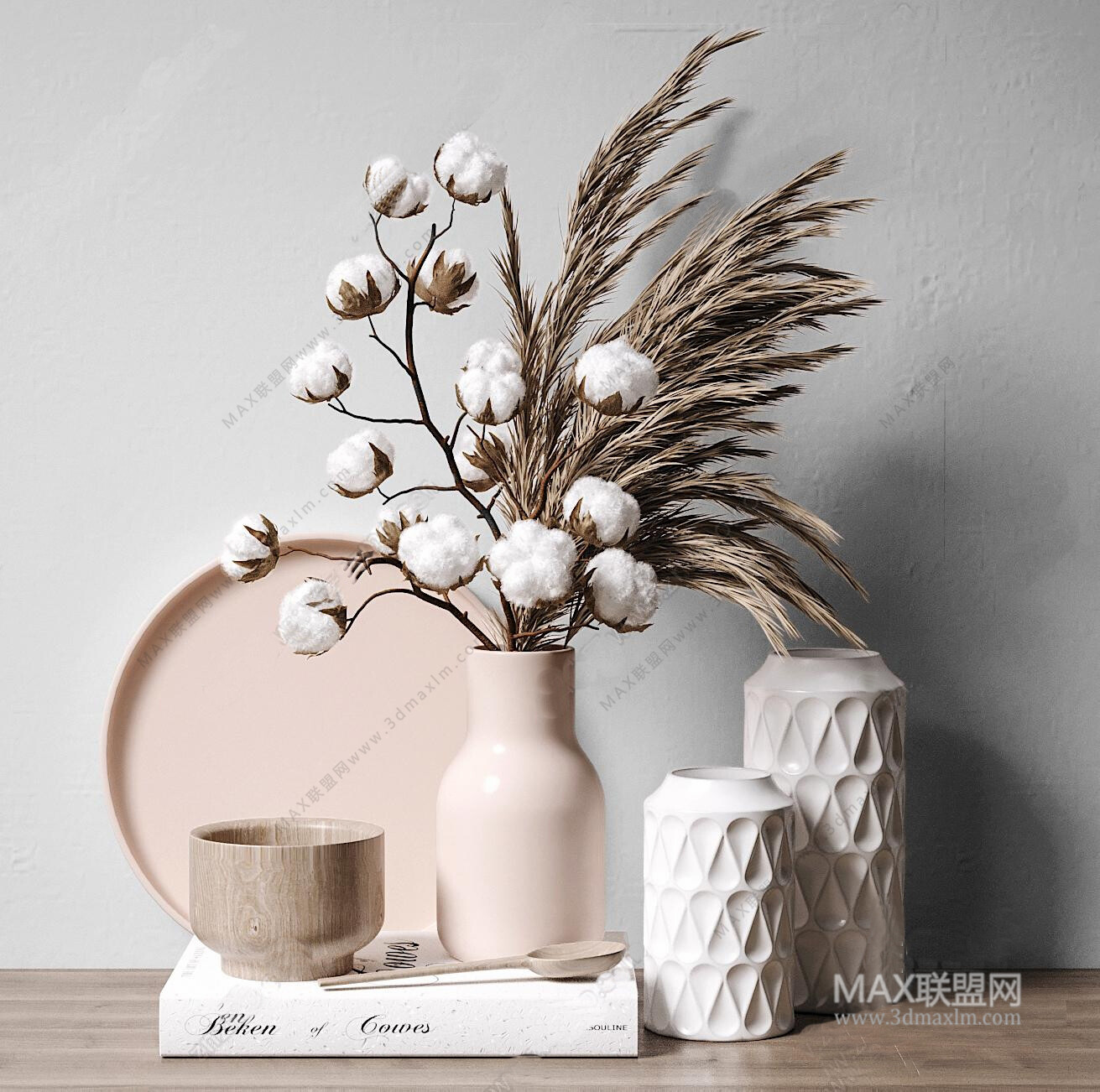24 Decorative Sets 3d Models pro Vol.09. Vray