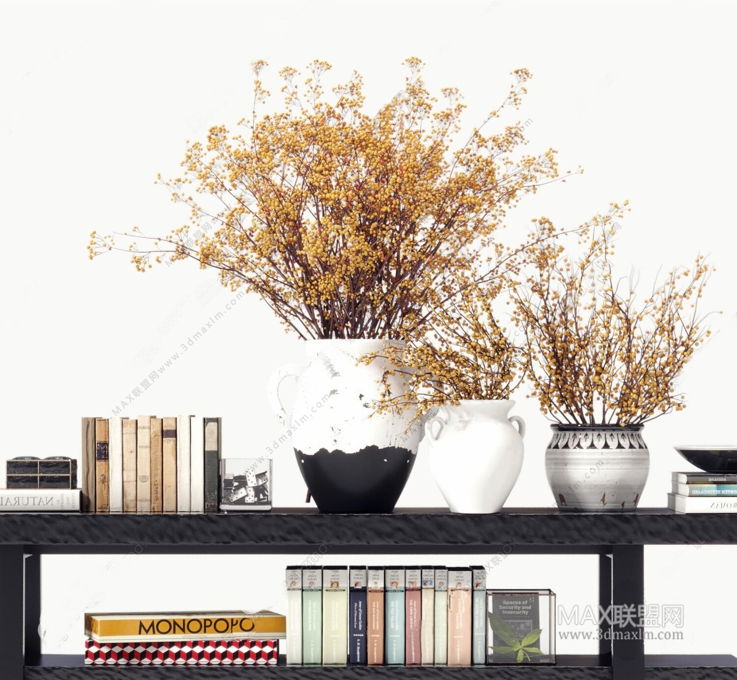 24 Decorative Sets 3d Models pro Vol.09. Vray
