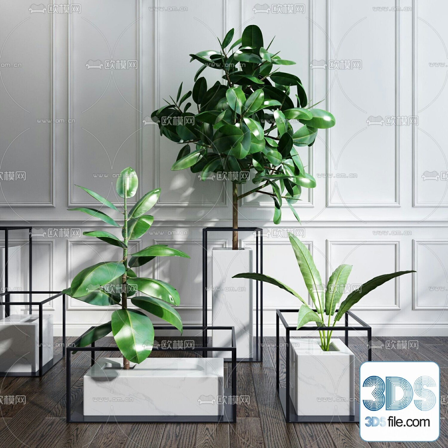 45 PLANT 3D MODELS PRO VOL03 . Vray