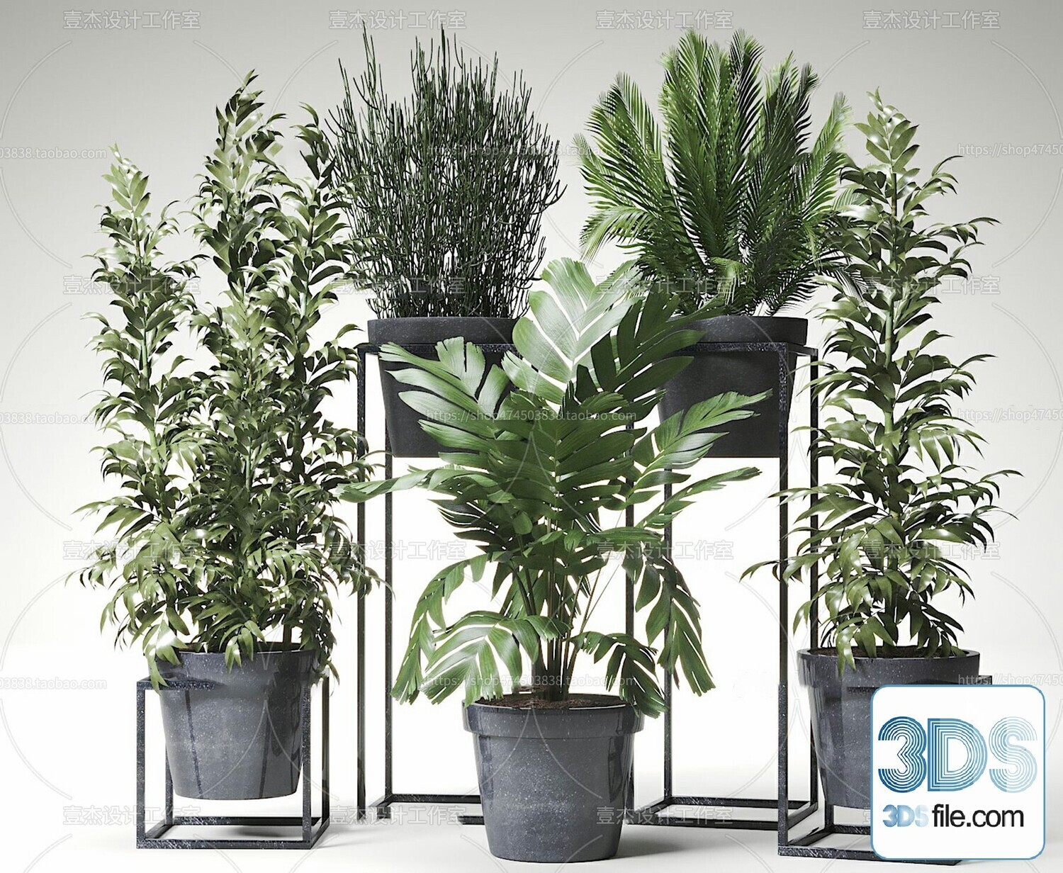 45 PLANT 3D MODELS PRO VOL03 . Vray