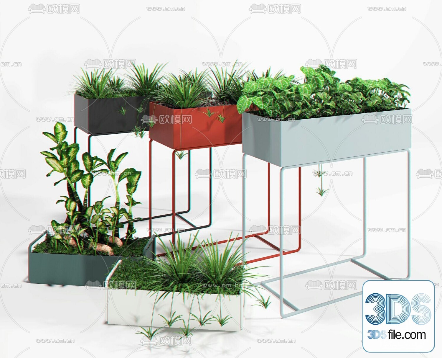 45 PLANT 3D MODELS PRO VOL03 . Vray