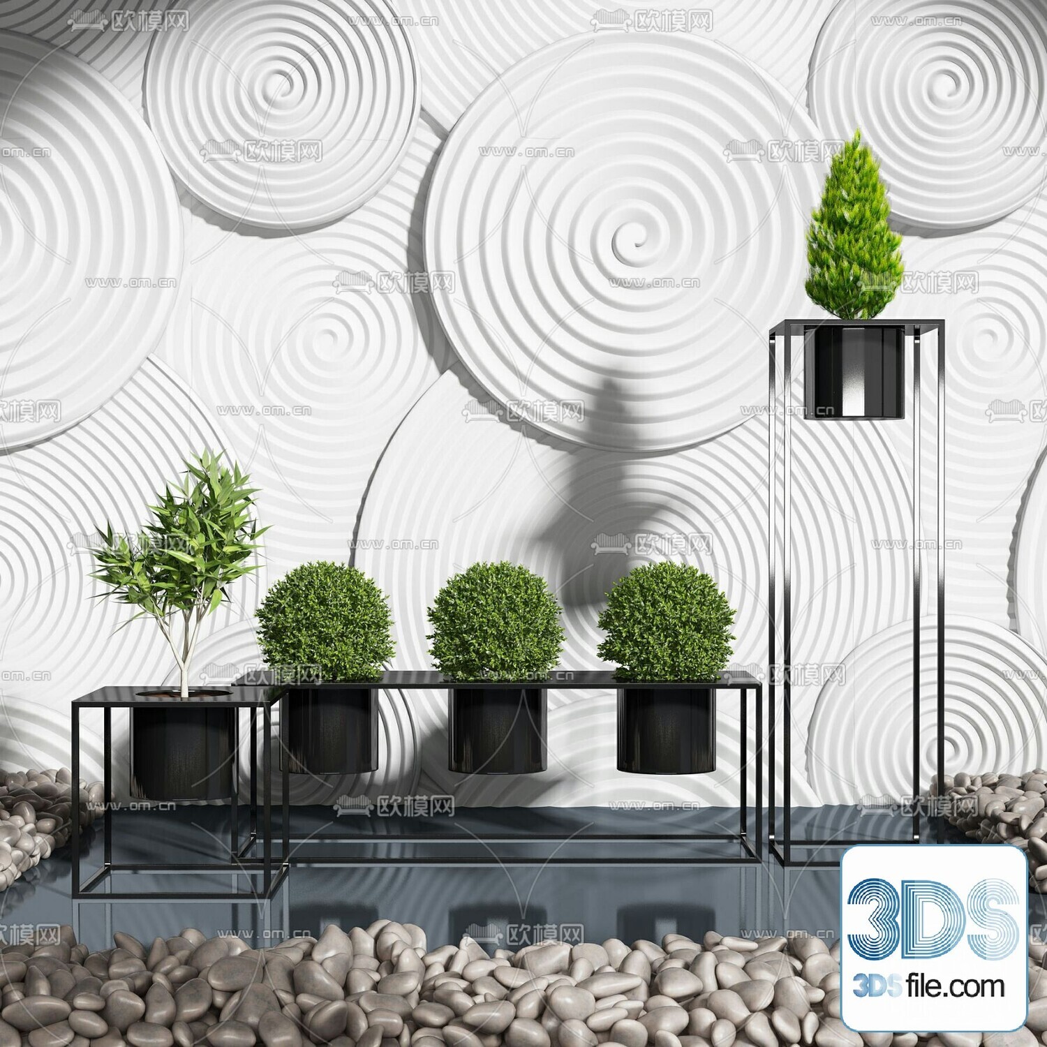 45 PLANT 3D MODELS PRO VOL03 . Vray