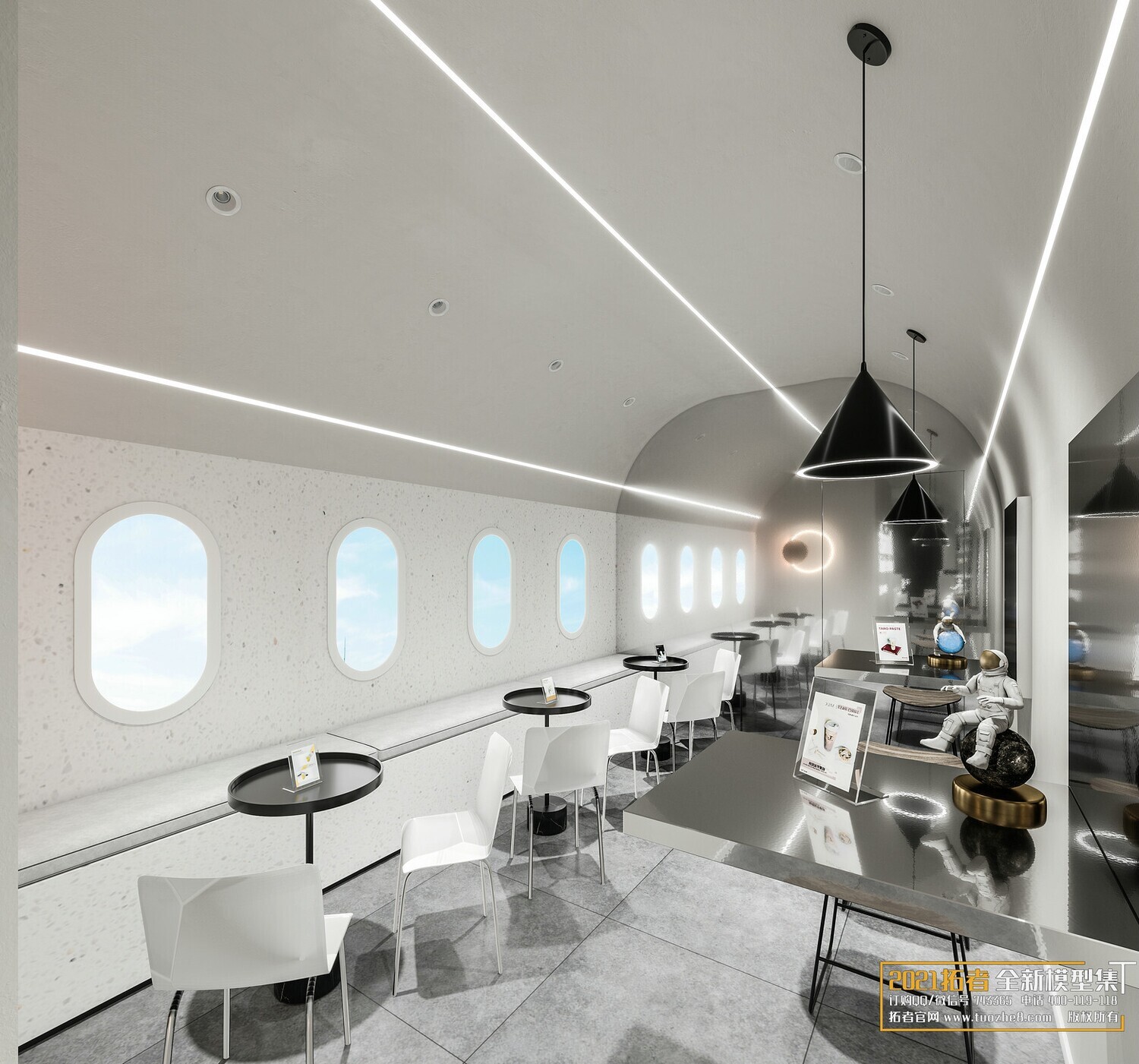 19 COFFEE SHOP AND RESTAURANTS VOL.08 -3DS MAX - CO_RO_NA