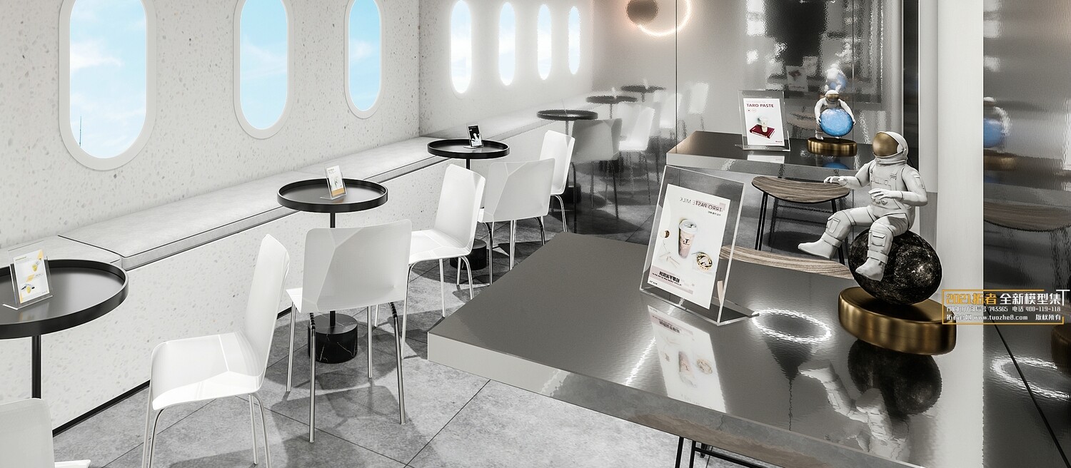 19 COFFEE SHOP AND RESTAURANTS VOL.08 -3DS MAX - CO_RO_NA