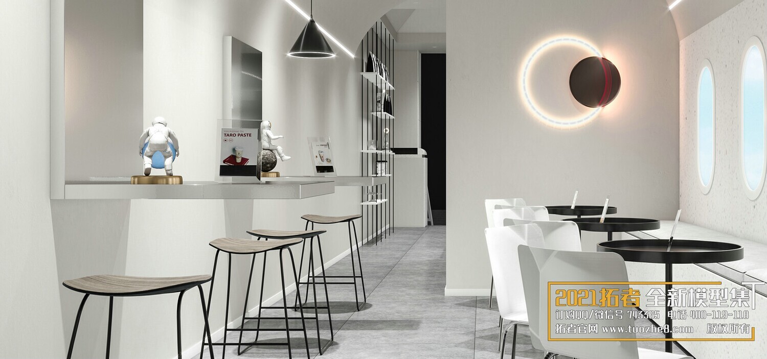 19 COFFEE SHOP AND RESTAURANTS VOL.08 -3DS MAX - CO_RO_NA
