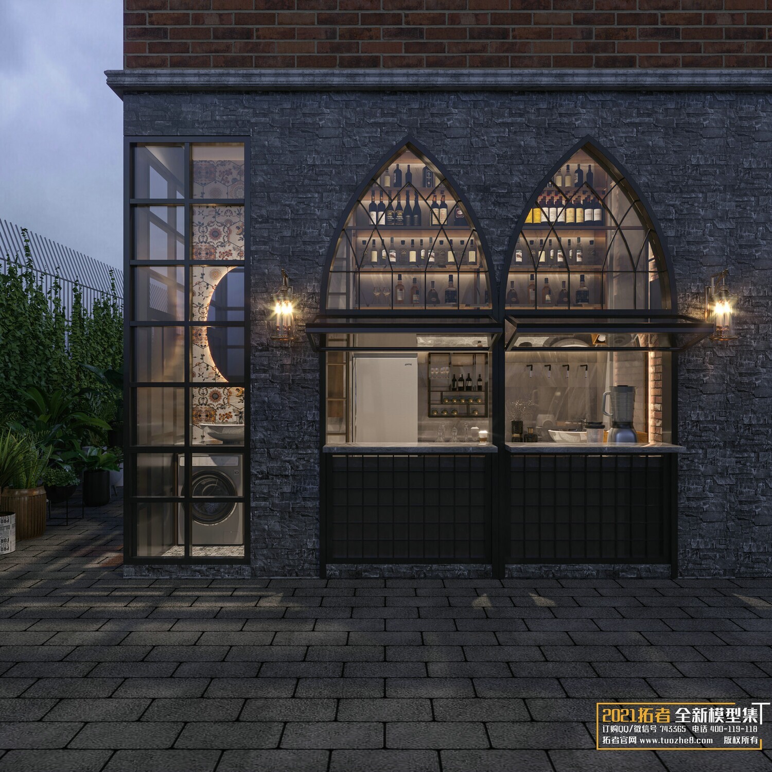 19 COFFEE SHOP AND RESTAURANTS VOL.08 -3DS MAX - CO_RO_NA