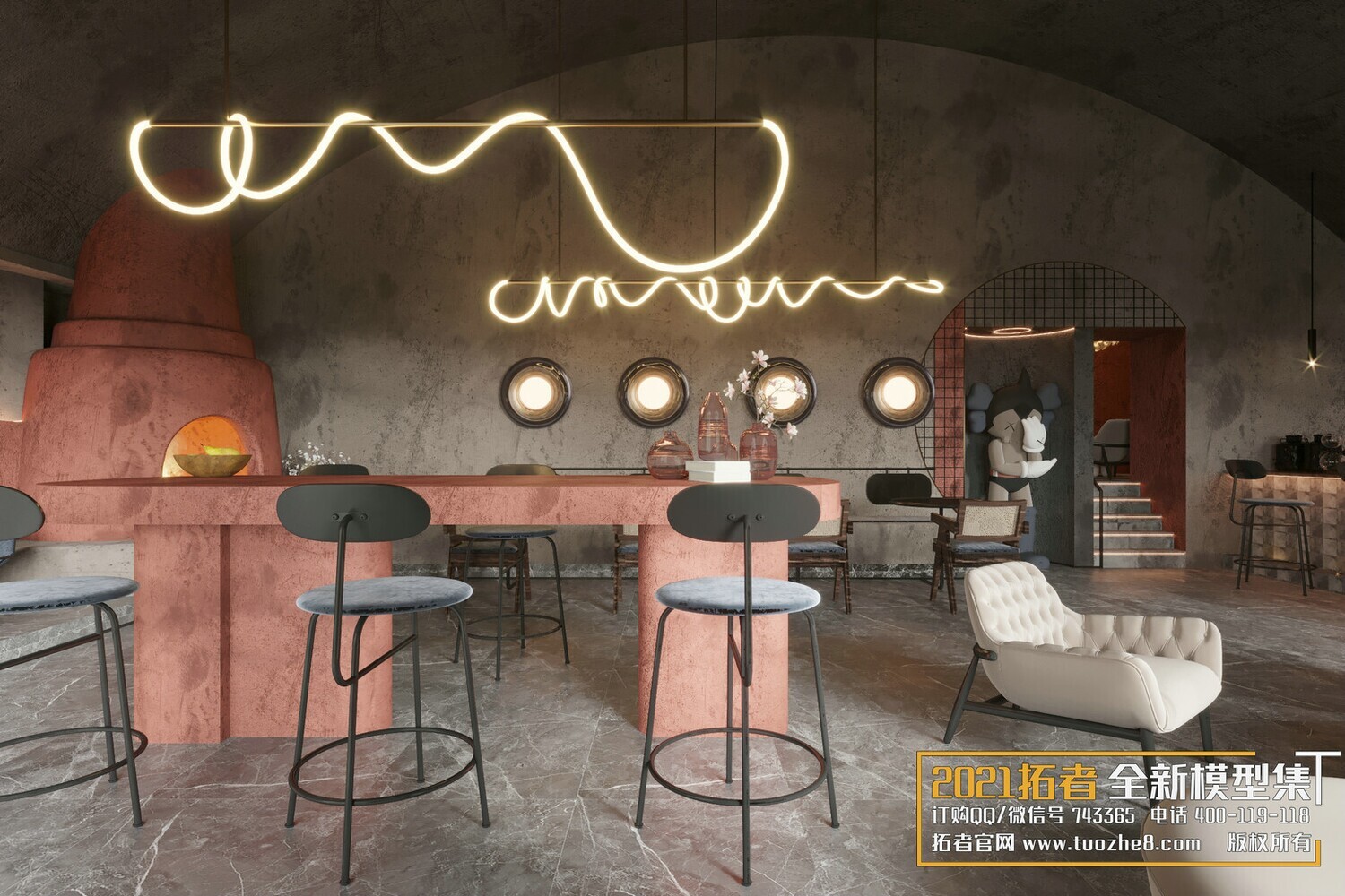19 COFFEE SHOP AND RESTAURANTS VOL.08 -3DS MAX - CO_RO_NA
