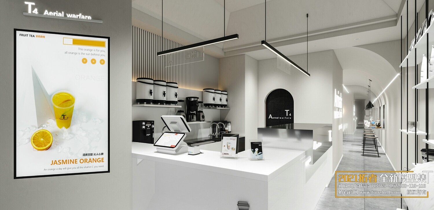 19 COFFEE SHOP AND RESTAURANTS VOL.08 -3DS MAX - CO_RO_NA