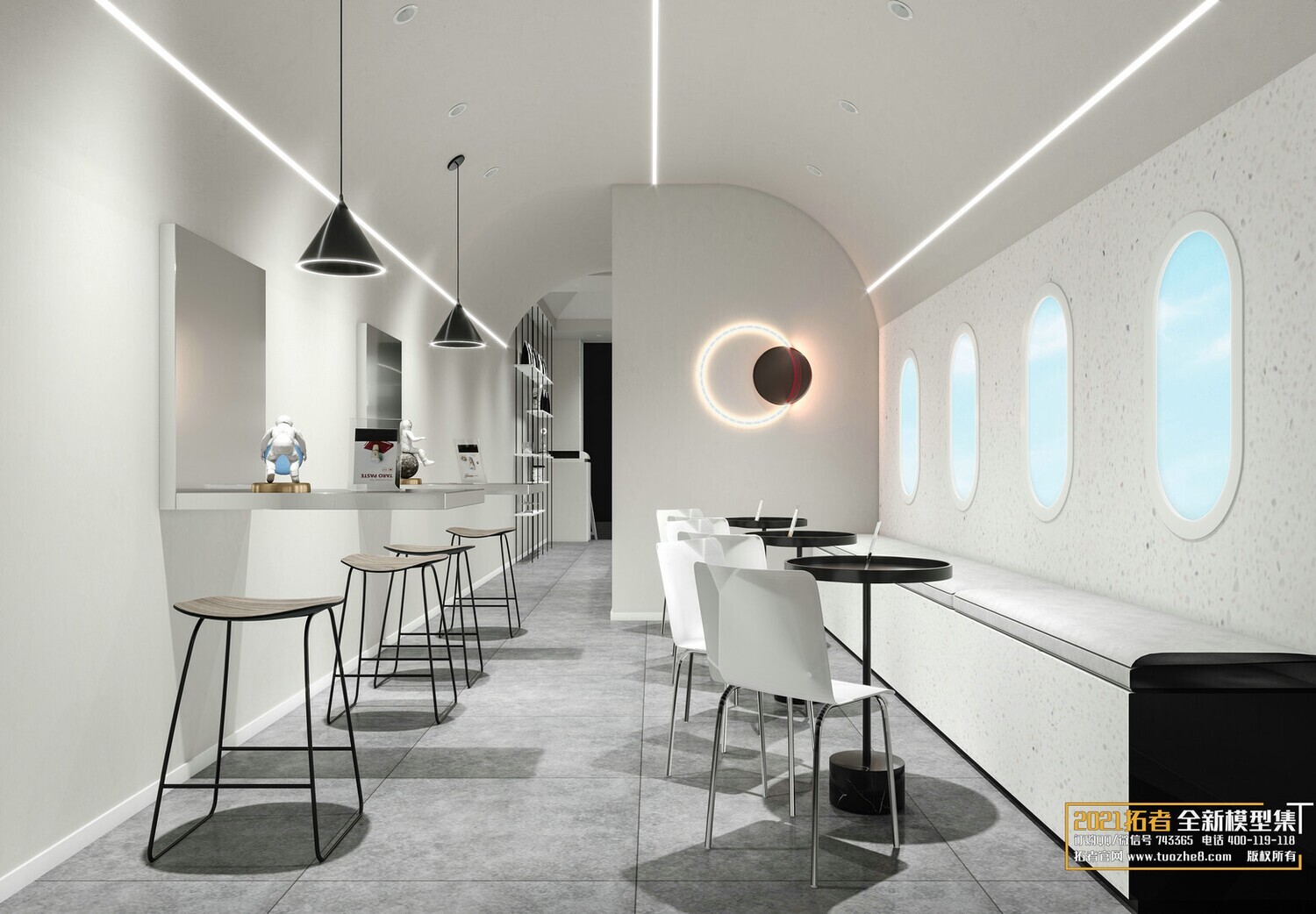19 COFFEE SHOP AND RESTAURANTS VOL.08 -3DS MAX - CO_RO_NA